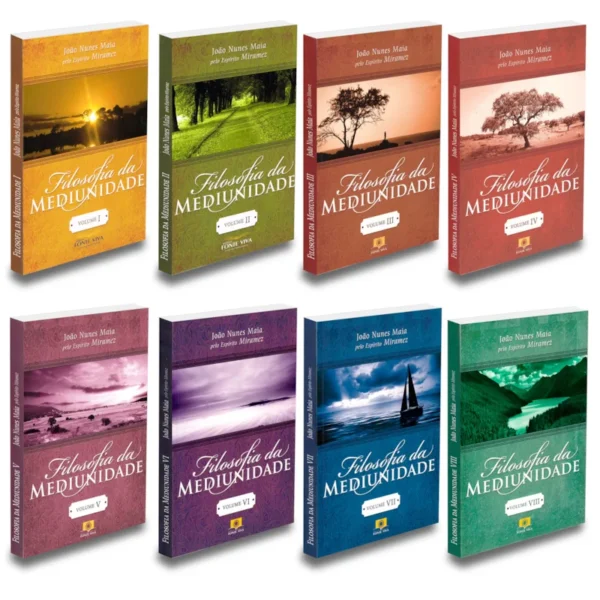 Kit João Nunes Maia - Filosofia da Mediunidade 8 Livros